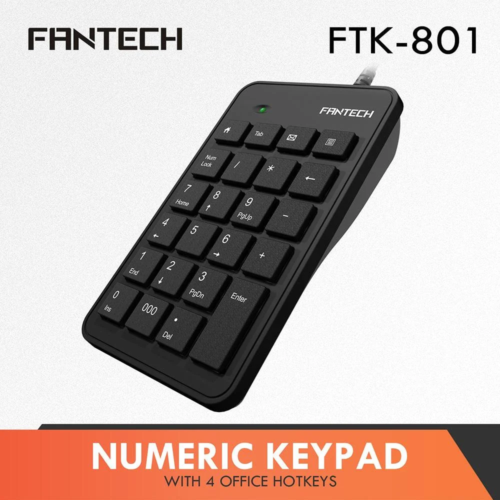 FANTECH FTK-801 USB NUMERIC KEYPAD FANTECH FTK-801 USB NUMERIC KEYPAD